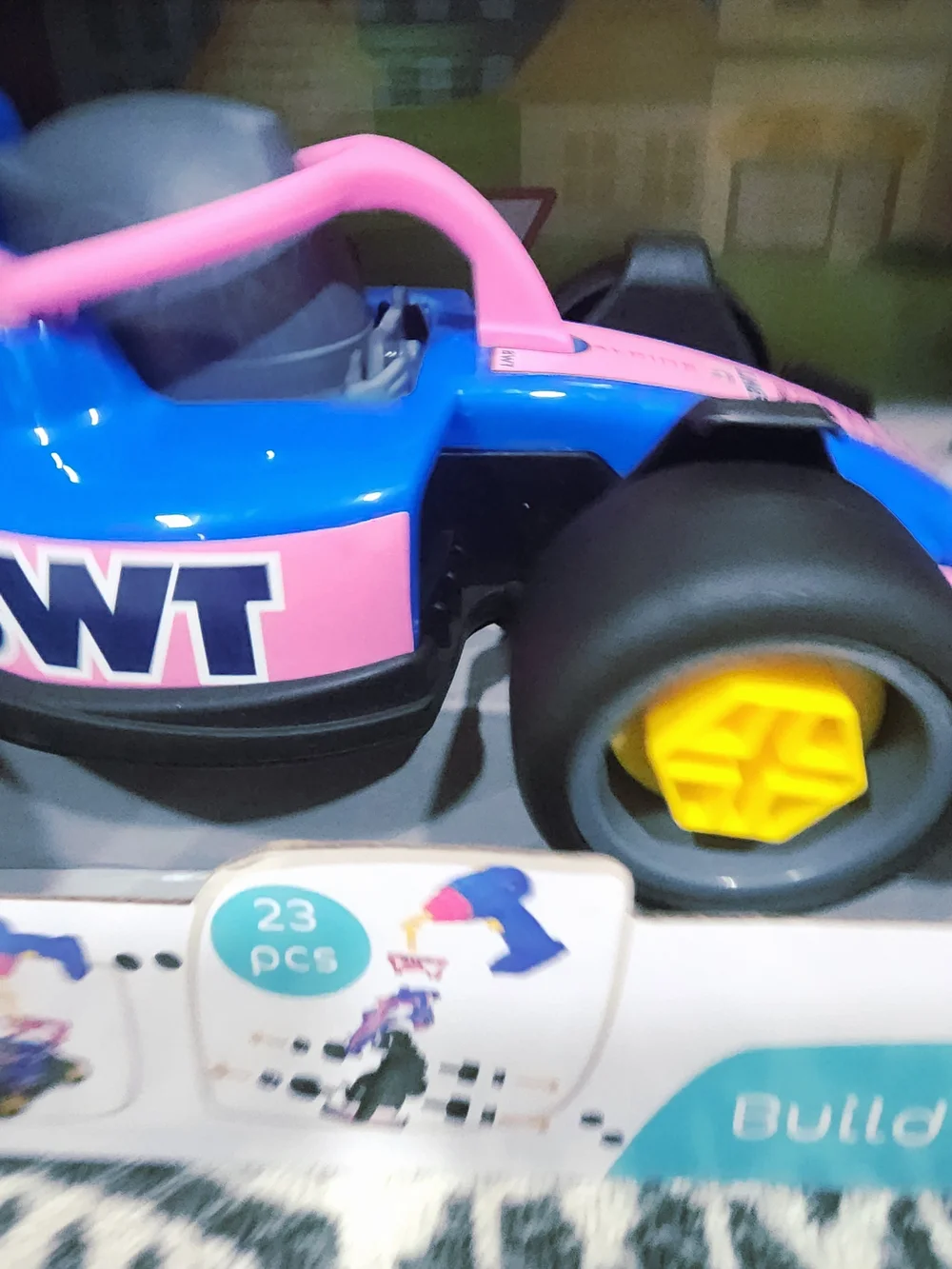 Build-A-Formula Racer Toy - BWT Blue & Pink